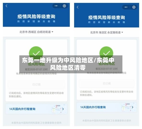 东莞一地升级为中风险地区/东莞中风险地区清零-第3张图片