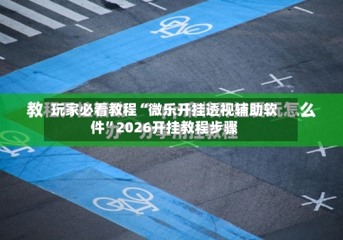 玩家必看教程“微乐开挂透视辅助软件”2026开挂教程步骤-第3张图片