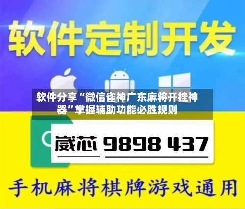 软件分享“微信雀神广东麻将开挂神器”掌握辅助功能必胜规则-第2张图片