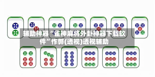 辅助神器“雀神麻将外卦神器下载软件”作弊(透视)透视辅助-第2张图片