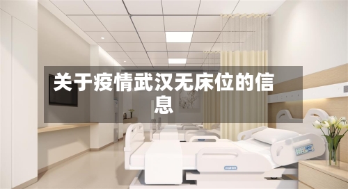 关于疫情武汉无床位的信息-第3张图片