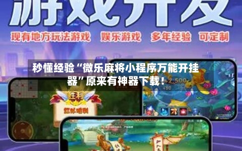 秒懂经验“微乐麻将小程序万能开挂器	”原来有神器下载！-第2张图片