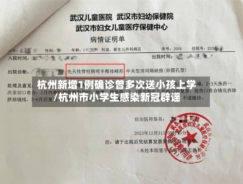 杭州新增1例确诊曾多次送小孩上学/杭州市小学生感染新冠辟谣-第2张图片