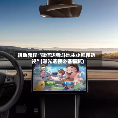 辅助教程“微信边锋斗地主小程序透视”(曝光透视必备猫腻)-第2张图片