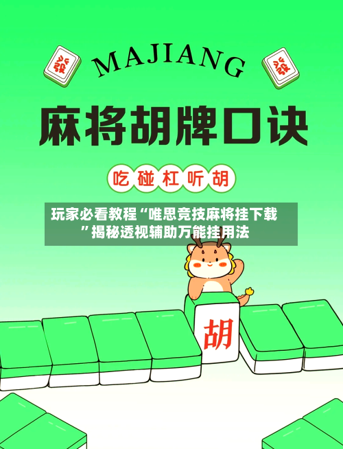 玩家必看教程“唯思竞技麻将挂下载	”揭秘透视辅助万能挂用法-第2张图片