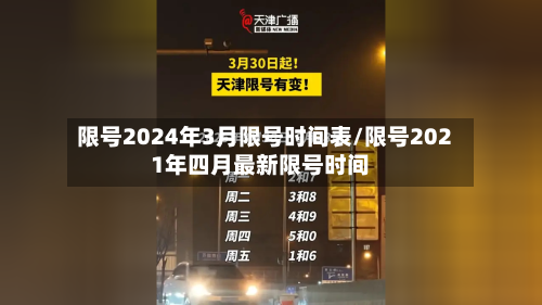 限号2024年3月限号时间表/限号2021年四月最新限号时间