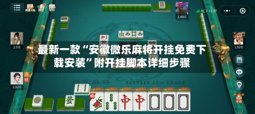 最新一款“安徽微乐麻将开挂免费下载安装	”附开挂脚本详细步骤-第3张图片