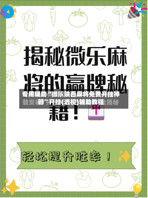 专用辅助“微乐陕西麻将免费开挂神器”开挂(透视)辅助教程-第3张图片