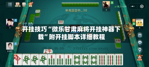 开挂技巧“微乐甘肃麻将开挂神器下载	”附开挂脚本详细教程-第3张图片