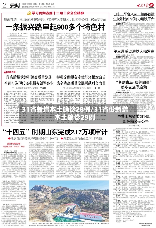 31省新增本土确诊28例/31省份新增本土确诊29例-第1张图片