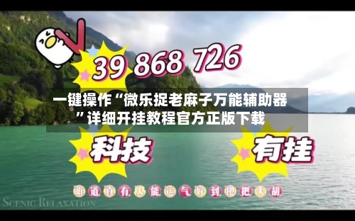 一键操作“微乐捉老麻子万能辅助器”详细开挂教程官方正版下载-第2张图片