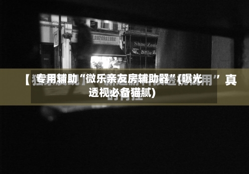 专用辅助“微乐亲友房辅助器”(曝光透视必备猫腻)-第2张图片