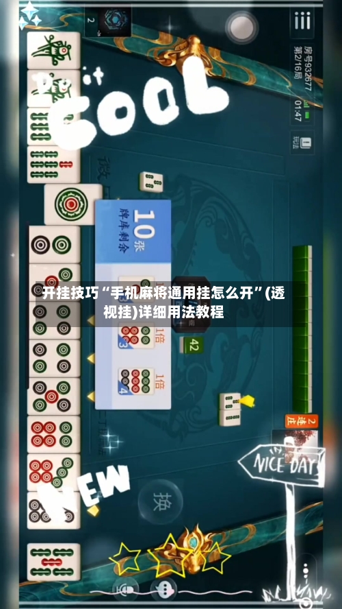 开挂技巧“手机麻将通用挂怎么开	”(透视挂)详细用法教程-第2张图片