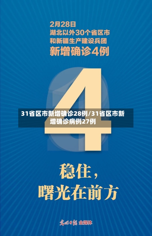 31省区市新增确诊28例/31省区市新增确诊病例27例-第2张图片