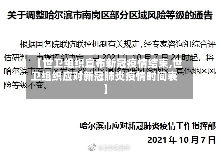 【世卫组织宣布新冠疫情结束,世卫组织应对新冠肺炎疫情时间表】-第2张图片