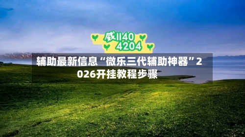 辅助最新信息“微乐三代辅助神器”2026开挂教程步骤-第2张图片