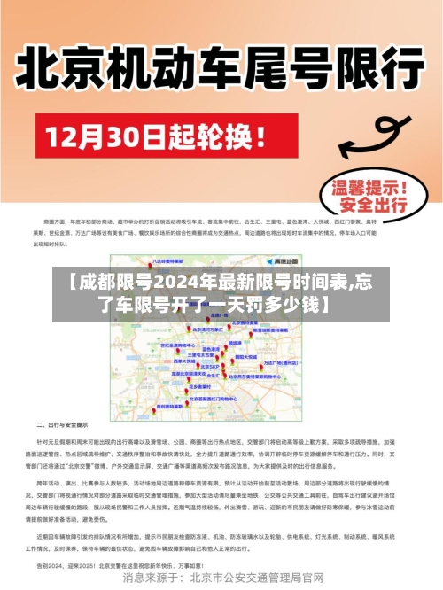 【成都限号2024年最新限号时间表,忘了车限号开了一天罚多少钱】-第2张图片