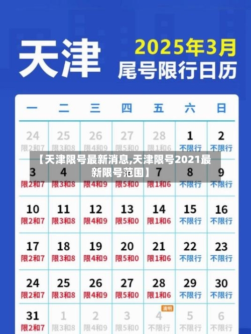 【天津限号最新消息,天津限号2021最新限号范围】