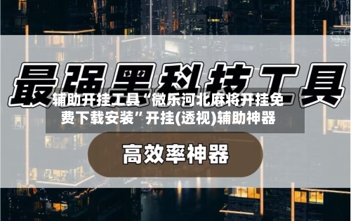 辅助开挂工具“微乐河北麻将开挂免费下载安装”开挂(透视)辅助神器