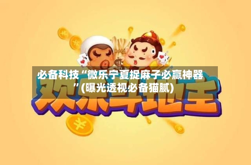 必备科技“微乐宁夏捉麻子必赢神器”(曝光透视必备猫腻)-第2张图片