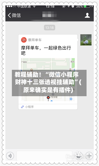 教程辅助！“微信小程序财神十三张透视挂辅助	”(原来确实是有插件)-第2张图片