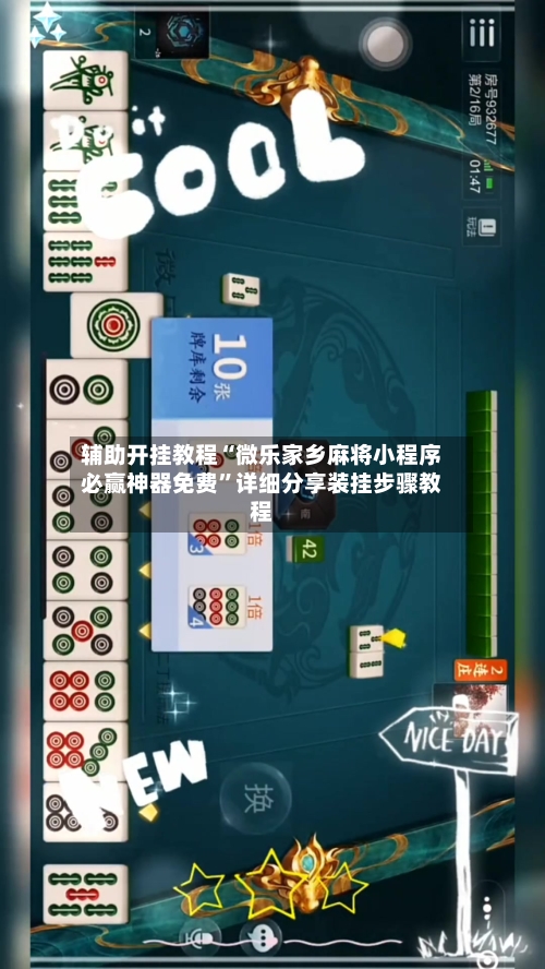 辅助开挂教程“微乐家乡麻将小程序必赢神器免费	”详细分享装挂步骤教程-第2张图片
