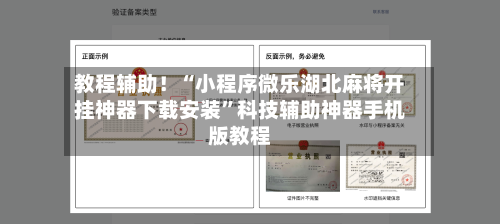 教程辅助！“小程序微乐湖北麻将开挂神器下载安装”科技辅助神器手机版教程-第3张图片