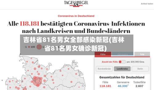 吉林省81名男女全部感染新冠(吉林省81名男女确诊新冠)