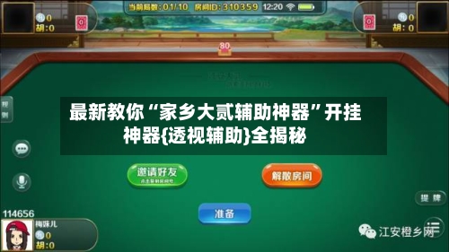 最新教你“家乡大贰辅助神器”开挂神器{透视辅助}全揭秘-第2张图片