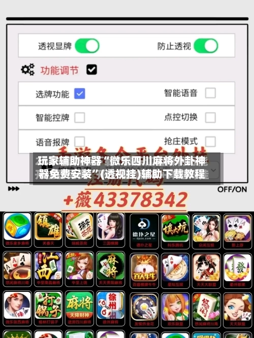 玩家辅助神器“微乐四川麻将外卦神器免费安装”(透视挂)辅助下载教程-第2张图片