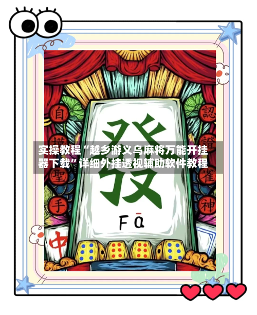 实操教程“越乡游义乌麻将万能开挂器下载	”详细外挂透视辅助软件教程-第2张图片